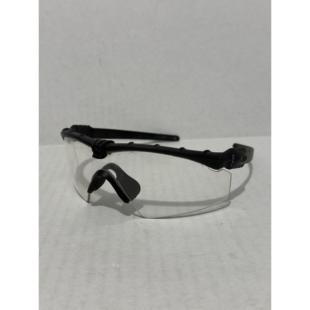 Oakley SI M Frame 3.0 Mens OS Black Clear Ballistic Safety Sunglasses Z87+ APEL